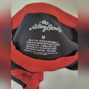 Womens Rolling Stones sleevless crop top size M